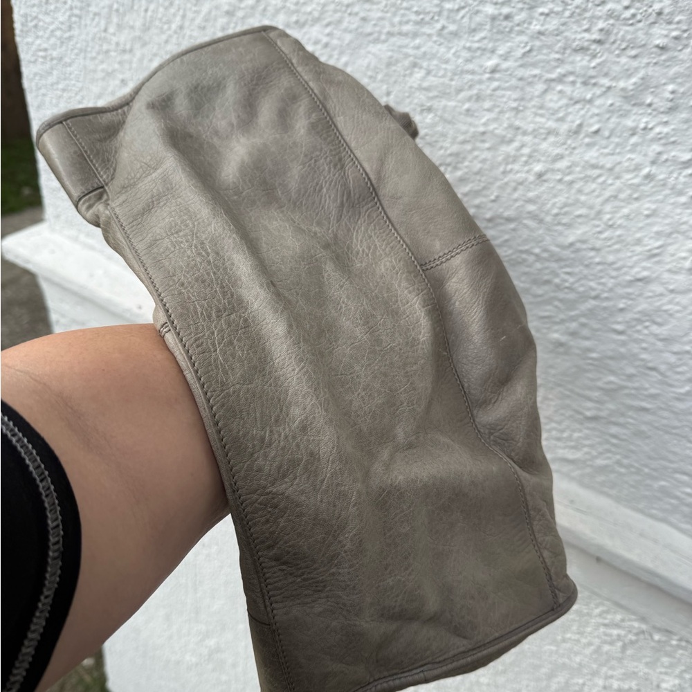 Auth Balenciaga city moto giant grey Bag - Picture 4 of 16